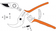 RICAMBIO "C2" SET CHIUSURA X FORBICI "UNIVERSALE/ERGONOMIC" CASTELLARI