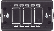 SUPPORTO INTERRUTTORI MAGIC "VENUS" 3T. (503) MAURER