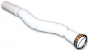 TUBO FLESSIBILE CON GHIERA CROMATO 1"    X 32