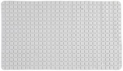 TAPPETO ANTISCIVOLO IN PVC DIM 54X54 CM MOSAICO BIANCO