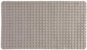 TAPPETO ANTISCIVOLO IN PVC DIM 40X70 CM MOSAICO TORTORA