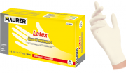 GUANTI MONOUSO LATTICE 100% TG.XL MAURER (CF.100PZ) - CF. SCATOLA