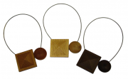 FERMATENDA CALAMITA TONDO C/FILO LEGNO CILIEG