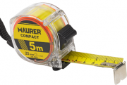 FLESSOMETRO MAURER 8MT 25MM IN ABS TRASPARENTE