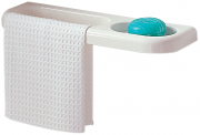 PORTASCIUGAMANI/SAPONE BAGNO DUROLITE BIANCO 37CM (294)