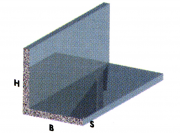 PROFILO ALLUMINIO "ANGOLARE" ARGENTO LUCIDO 25X25MM 2MT  (853/93)