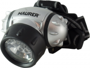TORCIA LED BATTERIA DA TESTA MAURER (3AAA NON INCLUSE) - CF. BLISTER