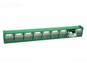 Vipa CASSETTIERA COMPONIBILE FOX 101 VERDE 9 cassetti mm. 600x68x76 h