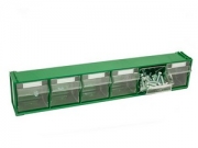 Vipa CASSETTIERA COMPONIBILE FOX 102 VERDE 6 cassetti mm. 600x94x112 h