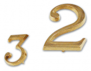 NUMERO 8 IN OTTONE MM 40