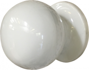 POMOLO IN RESINA BIANCO MM 70