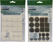 FELTRINI ADESIVI MARRONE ASSORTITI MAURER - CF. BLISTER 44PZ