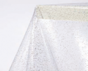 TOVAGLIATO NATALE PVC "CRYSTAL GLITTER SILVER" H140CM 30MT DIS 005