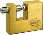 LUCCHETTO SERRANDA OTTONE "PL311" CORBIN 50MM "MIGNON"