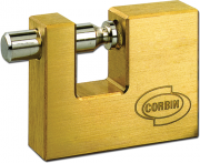 LUCCHETTO SERRANDA OTTONE "PL311" CORBIN 90MM
