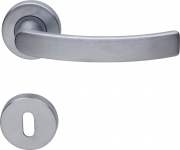 MANIGLIA C/ROSETTA CROMO SATINATO "IDEA"