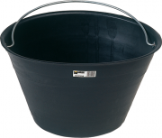 SECCHIO IN PVC CM 34 NERO