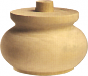 GAMBA IN LEGNO ONTANO A CIPOLLA 03.0017 MM 75