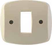 COPRINTERRUTTORE AUTOPORTANTE "BASIC" ABS AVORIO 2T MAURER