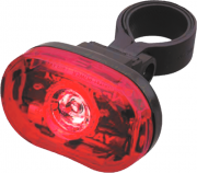 FANALE POSTERIORE CICLI ROSSO A LED 3 FUNZIONI