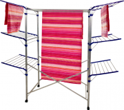 STENDIBIANCHERIA CAVALLETTO ALLUMINIO "PEGASUS" 192X57X164H CM.(131)