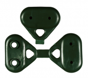 GREEN BUTTONS PVC X RETE OMBREGG. - CF. IN BUSTA 100 PZ