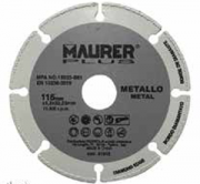DISCO TAGLIO UNIVERSALE P/METALLO MM 115X1,2X22,33 -- MAURER PLUS