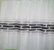 TENDA DOCCIA POLIESTERE 240X200 SASSI GRIGI MAURER - CF. BUSTA