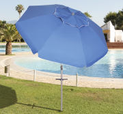 OMBRELLONE SPIAGGIA ALLUMINIO C/PICCHETTO POLY