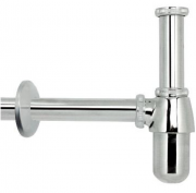 SIFONE A BOTTIGLIA PER LAVABO 1'1/4 X 32MM METALLO CROMATO