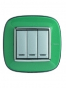 Placca 3P verde liquid di Axolute: il tocco di design per il tuo ambiente domestico
