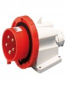 Spina industriale 3 poli 32A 400V 6H per stagno - compatibile con standard europei - disponibile su E-commerce