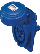 PR.INC.10 - Prese elettriche IP67 resistenti all'acqua, 2 poli, 16A, 230V, certificazione 6H