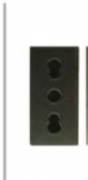 Proteggi i tuoi dispositivi con la presa universale sicurezza antracite 2P-10/16A compatibile con Living International: acquistala ora!
