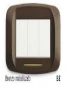 ALLOPlacca Banquise Pres. 3M Bronzo Metallo