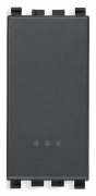 Interruttore Vimar Eikon Nero 1P 16AX Illuminabile - Design Moderno e Funzionalità di Qualità per il tuo Sistema Elettrico