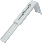 SUPPORTI PARETE PER SCORR.ALLUMINIO CURVE