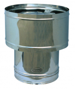 FUMAIOLO A BOTTE PER CANNA FUMARIA ACCIAIO INOX