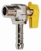 RUBINETTO A SFERA X GAS 1/2" C/PORTAGOMMA