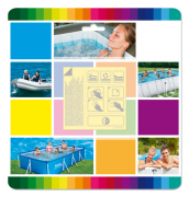 TOPPE RIPARAZIONE PISCINA (62091) CF.10PZ APPLICAZIONE SOTT'ACQUA