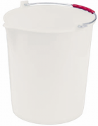 SECCHIO IN PVC BIANCO 17LT C/BECCO