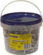 TASSELLO NYLON MAURER MN 6X40MM (SECCHIELLO 100 PZ) C/VITE A CHIODO
