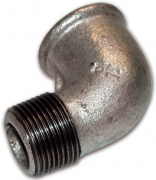 RACCORDO GHISA ZINCATO GOMITO M.F. 3/4"