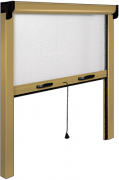 ZANZARIERA KIT BRONZO 100/80X160 AP. VERTICALE MAURER