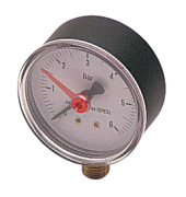 MANOMETRO PER POMPE ATTACCO RADIALE 1/4"