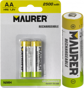 BATTERIE MAURER RICARICABILI STILO (BL.2PZ.)