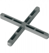 DISTANZIATORI A CROCE IN PVC 4MM - CF. BUSTA 250PZ