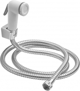 DOCCETTA A MANO BIANCA CON PULSANTE SHUT-OFF FLESSIB. 1,5MT MAURER AQUA