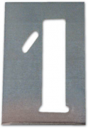 STAMPO TRAFORATO NUMERI MM 70