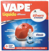 INSETTICIDA ELETTRICO ZANZARE A RICARICA LIQUIDO VAPE